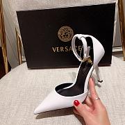 Versace Safety Pin Pumps White - 3