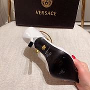 Versace Safety Pin Pumps White - 5