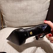 Versace Safety Pin Pumps Black - 5