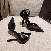 Versace Safety Pin Pumps Black - 6