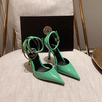 Versace Safety Pin Pumps Mint