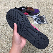 A Bathing Ape Bape Sta Black Grey Pink Suede 1I20-191-008 - 2