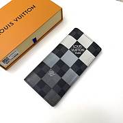 Louis Vuitton Slender Long Wallet Damier Graphite Pixel Black 10.0 x 19.0 x 2.0 cm - 2