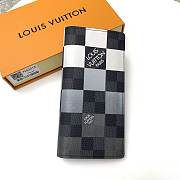 Louis Vuitton Slender Long Wallet Damier Graphite Pixel Black 10.0 x 19.0 x 2.0 cm - 4