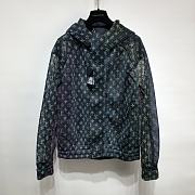 Louis Vuitton Gradient Monogram Mesh Blouson Black SS22 - 1