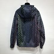Louis Vuitton Gradient Monogram Mesh Blouson Black SS22 - 3