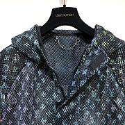 Louis Vuitton Gradient Monogram Mesh Blouson Black SS22 - 4
