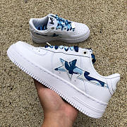A Bathing Ape Bape Sta Low White ABC Camo Blue (2021) 1H20191045-BLU - 3