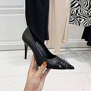 ROCKSTUD ALCOVE KIDSKIN AND PATENT-LEATHER PUMP 90 MM XW2S0DF8IDE0NO - 3