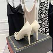 ROCKSTUD ALCOVE KIDSKIN AND PATENT-LEATHER PUMP 90 MM WW0S0DF8YGDL11 - 6