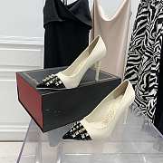 ROCKSTUD ALCOVE KIDSKIN AND PATENT-LEATHER PUMP 90 MM WW0S0DF8YGDL11 - 3