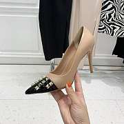 ROCKSTUD ALCOVE KIDSKIN AND PATENT-LEATHER PUMP 90 MM WW0S0DF8YGDMK0 - 5