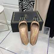 ROCKSTUD ALCOVE BALLET FLAT IN GOATSKIN AND PATENT LEATHER XW2S0DT2YGDMK0 - 4