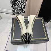 ROCKSTUD ALCOVE BALLET FLAT IN GOATSKIN AND PATENT LEATHER XW2S0DT2YGDL11 - 5