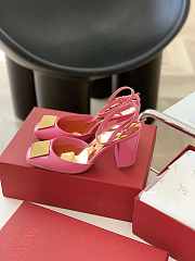 ONE STUD PUMP IN PATENT LEATHER 90MM XW2S0DT4LAFHW4 - 5