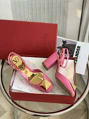 ONE STUD PUMP IN PATENT LEATHER 90MM XW2S0DT4LAFHW4 - 2