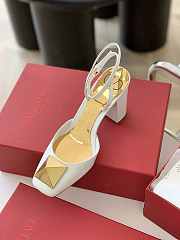 ONE STUD PUMP IN PATENT LEATHER 90MM XW2S0DT4LAFI16 - 5