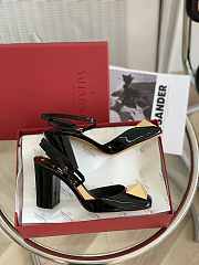 ONE STUD PUMP IN PATENT LEATHER 90MM XW2S0DT4LAF0NO - 6