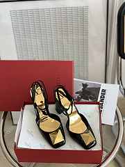 ONE STUD PUMP IN PATENT LEATHER 90MM XW2S0DT4LAF0NO - 2