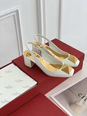 ONE STUD PATENT-LEATHER SLINGBACK PUMP 60 MM XW2S0DQ2LAFI16 - 1