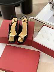 ONE STUD PATENT-LEATHER SLINGBACK PUMP 60 MM XW2S0DQ2LAF0NO - 2