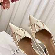 VLOGO SIGNATURE CALFSKIN SLINGBACK PUMP 10MM/40MM/70MM - 4