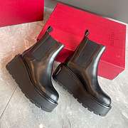 UNIQUEFORM CALFSKIN ANKLE BOOT 85 MM XW2S0AP7RBJ0NO - 3