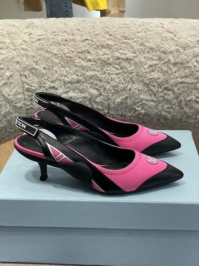 LV ARCHLIGHT SLINGBACK PUMP PINK - 1