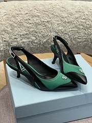 LV ARCHLIGHT SLINGBACK PUMP GREEN - 6