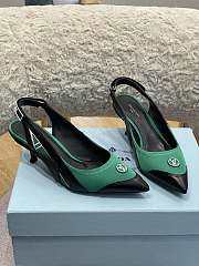 LV ARCHLIGHT SLINGBACK PUMP GREEN - 5