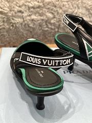 LV ARCHLIGHT SLINGBACK PUMP GREEN - 4