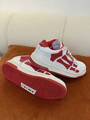 AMIRI Skel Top Low White Red MFS003-124 - 6