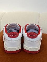 AMIRI Skel Top Low White Red MFS003-124 - 2