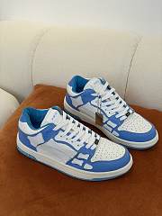 AMIRI Skel Top Low White Powder Blue - 3