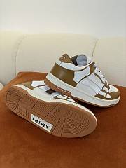 AMIRI Skel Top Low White Brown MFS003-281 - 4