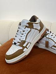 AMIRI Skel Top Low White Brown MFS003-281 - 3