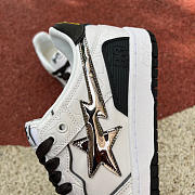 A Bathing Ape Bape SK8 Sta White Silver 001FWH801020_WHT_A - 4