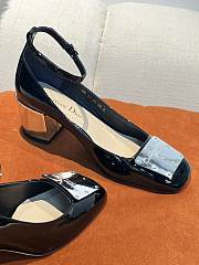 LA PARISIENNE DIOR PUMP Black Patent Calfskin KDP939PMI_S19X - 3