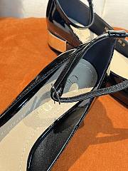 LA PARISIENNE DIOR PUMP Black Patent Calfskin - 5