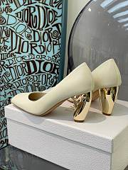 DIOR RHODES PUMP White Calfskin KCP925VEA_S03W - 5