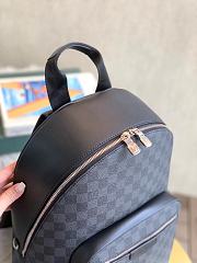 LOUIS VUITTON JOSH DAMIER GRAPHITE CANVAS BACKPACK N40365 - 4