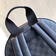 LOUIS VUITTON JOSH DAMIER GRAPHITE CANVAS BACKPACK N40365 - 6