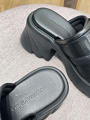 Bottega Veneta Padded technical fabric sandals Black 690033V0DS21000 - 3