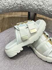 Bottega Veneta Padded technical fabric sandals White 690033V0DS22916 - 2