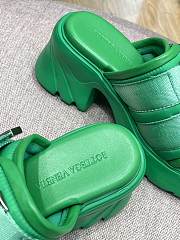 Bottega Veneta Padded technical fabric sandals Green 690033V0DS27278 - 5