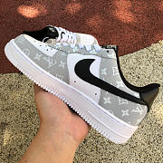 LV x Nike Air Force 1 Low 07 White Grey Black BQ8988-108 - 5