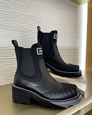 LV BEAUBOURG ANKLE BOOT ALL BLACK - 3