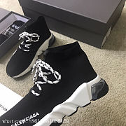 Balenciaga Speed Trainer Lace Up Black - 5