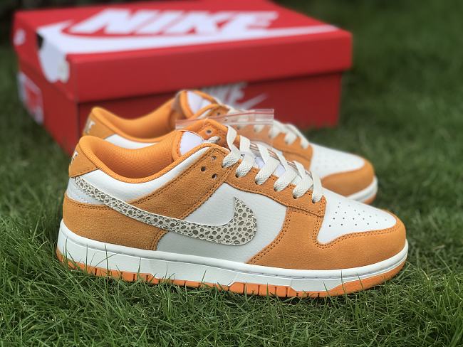 nike dunk low safari kumquat