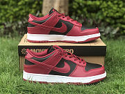 Nike Dunk Low Next Nature Appears in Dark Red and Black DN1431-002 - 2
